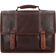 Greenburry Rugged Porte-documents Messenger Cuir véritable 40.5 cm Compartiment ordinateur Foto du produit