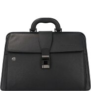 Piquadro Black Square Attaché-case Cuir véritable 37 cm Foto du produit
