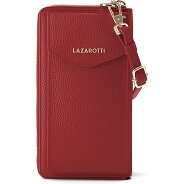 Lazarotti Porte-monnaie en cuir de Bologne à fermeture éclair, avec pochette pour téléphone portable, 19 cm Foto du produit