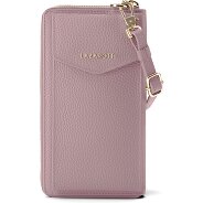 Lazarotti Porte-monnaie en cuir de Bologne à fermeture éclair, avec pochette pour téléphone portable, 19 cm Foto du produit