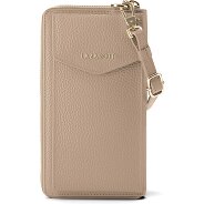 Lazarotti Porte-monnaie en cuir de Bologne à fermeture éclair, avec pochette pour téléphone portable, 19 cm Foto du produit
