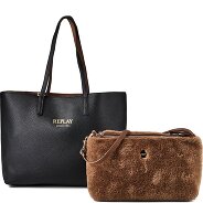 Replay Sac de shopper Cuir véritable 36 cm Foto du produit