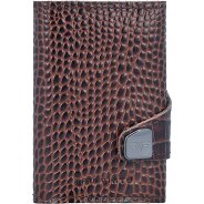 Tru Virtu Click & Slide Porte-cartes de crédit Porte-monnaie RFID en cuir 6,5 cm Foto du produit