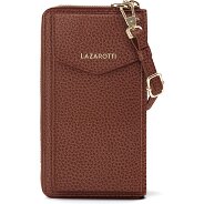 Lazarotti Porte-monnaie en cuir de Bologne à fermeture éclair, avec pochette pour téléphone portable, 19 cm Foto du produit