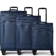 d&n Travel Line 9804 4 roues Set de valises 3 pièces avec soufflet d'extension Foto du produit