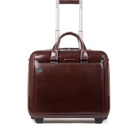 Piquadro Blue Square 2 roues Valise business Cuir véritable 37 cm Compartiment ordinateur Foto du produit