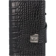 Tru Virtu Click & Slide Porte-cartes de crédit Porte-monnaie RFID en cuir 6,5 cm Foto du produit
