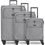Redolz Essentials 12 THREE SET 4 roulettes Set de valises 3 pièces avec soufflet d'extension Foto du produit