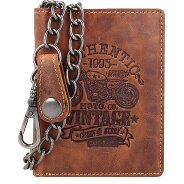 Greenburry Porte-monnaie Vintage Cafe-Racer RFID en cuir 9,5 cm Foto du produit