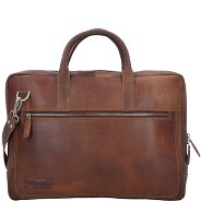 Plevier Vintage London Attaché-case Protection RFID Cuir véritable 41 cm Compartiment ordinateur Foto du produit