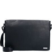 Greenland Nature Black Nappa Messenger en cuir 38 cm Foto du produit