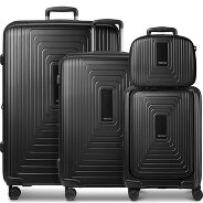Redolz Essentials14 Set de valises à 4 roulettes Beautycase 4pcs avec soufflet extensible Laptopfach Foto du produit
