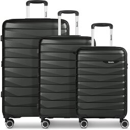 Bench Paris 4 roulettes Set de valises 3 pièces avec soufflet d'extension  Modéle 2