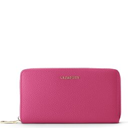 Lazarotti Bologna Leather XL Porte-monnaie zip-around en cuir 19 cm  Modéle 6
