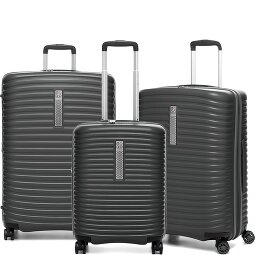 MODO by Roncato Vega 4 roulettes Set de valises 3 pièces avec soufflet d'extension  Modéle 1