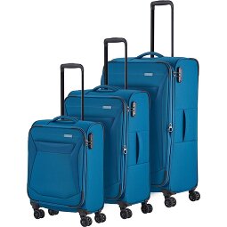 Travelite Chios 4 roulettes Set de valises 3 pièces avec soufflet d'extension  Modéle 1