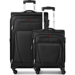 Wenger Beaumont 4 roulettes Set de valises 2 pièces avec soufflet d'extension  Modéle 1