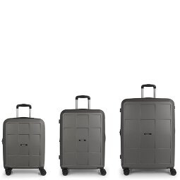 Gabol Montreal 4 roulettes Set de valises 3 pièces avec soufflet d'extension  Modéle 2