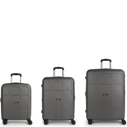 Gabol Montreal 4 roulettes Set de valises 3 pièces avec soufflet d'extension  Modéle 2