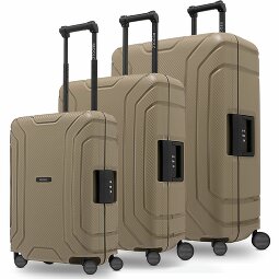 Redolz Essentials 15 Set de valises à 4 roulettes 3 pièces avec fermeture à trois points  Modéle 1