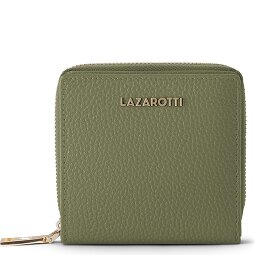 Lazarotti Porte-monnaie « Bologna » en cuir, taille moyenne, fermeture à glissière sur tout le pourtour, 10 cm  Modéle 6