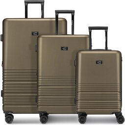 camel active Hanoi 4 roues Set de valises 3 pièces avec soufflet d'extension  Modéle 4