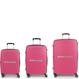 Gabol Shinyuu 4 roulettes Set de valises 3 pièces avec soufflet d'extension  Modéle 1
