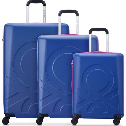 Delsey Paris x United Colors of Benetton Fabrica Ensemble de valises à 4 roulettes 3 pcs.  Modéle 1