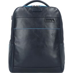 Piquadro Blue Square Revamp Sac à dos professionnel Cuir véritable 37 cm Compartiment ordinateur  Modéle 2