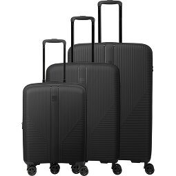 Travelite Air Stripe 4 roues Set de valises 3 pièces avec soufflet d'extension  Modéle 1