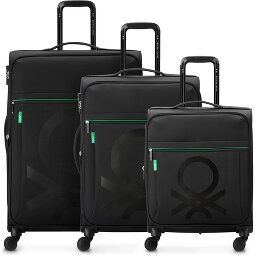 Delsey Paris x United Colors of Benetton Color Block Set de valises à 4 roulettes 3 pcs.  Modéle 1