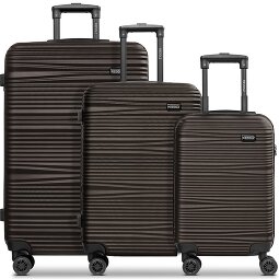 Redolz Essentials 16 3-SET 4 roulettes Set de valises 3 pièces  Modéle 3