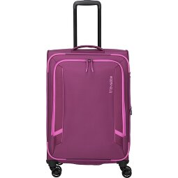 Travelite Corsiica 4 roulettes Trolley M 67 cm avec soufflet d'extension  Modéle 4