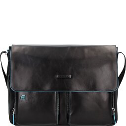 Piquadro Blue Square Messenger en cuir 37 cm Compartiment pour ordinateur portable  Modéle 1