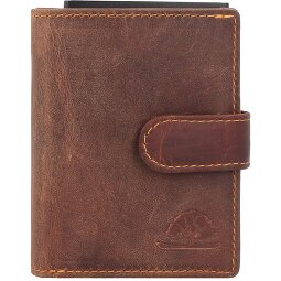 Greenburry Vintage Porte-monnaie Protection RFID Cuir véritable 10 cm  Modéle 1