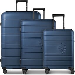 Redolz Essentials 11 4 roues Set de valises 3 pièces avec soufflet d'extension  Modéle 5