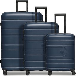 Redolz Essentials 11 4 roulettes Set de valises 3 pièces avec soufflet d'extension  Modéle 3