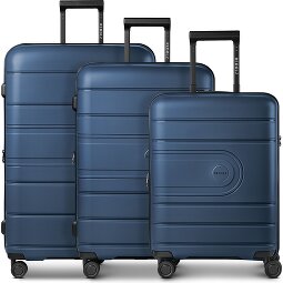 Redolz Essentials 11 4 roues Set de valises 3 pièces avec soufflet d'extension  Modéle 5