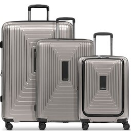 Redolz Essentials 14 4 roulettes Set de valises 3 pièces avec soufflet d'extension  Modéle 3