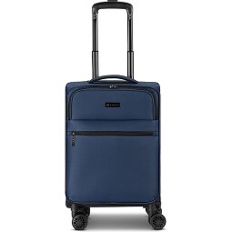 bugatti Valencia Soft 4 roues Valise cabine S 55 cm avec soufflet d'extension  Modéle 2