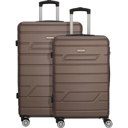 Nowi Bergamo 4 roulettes Set de valises 2 pièces  Modéle 1