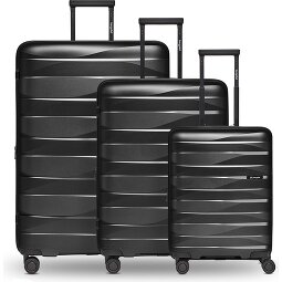 Bergpfeil Travel Set de valises à 4 roulettes 3 pièces avec soufflet extensible  Modéle 2