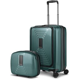 Redolz Essentials 14 Set de valises 2 pcs. trolley cabine avec soufflet extensible + beautycase  Modéle 5