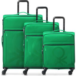 Delsey Paris x United Colors of Benetton Color Block Set de valises à 4 roulettes 3 pcs.  Modéle 2