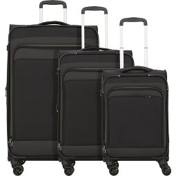 d&n Travel Line 9504 4 roulettes Set de valises 3 pièces avec soufflet d'extension  Modéle 1