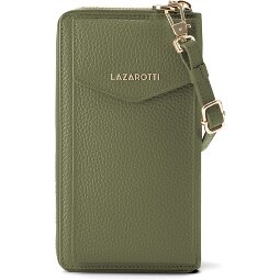 Lazarotti Bologna Leather Zip-Around Porte-monnaie Porte-téléphone en cuir 19 cm  Modéle 5