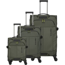 Travelite Briize 4 roulettes Set de valises 3 pièces avec soufflet d'extension  Modéle 2