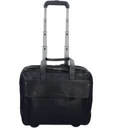 Harold's Ivy Lane 2 roues Valise business Cuir véritable 36 cm Compartiment ordinateur  Modéle 2