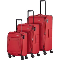 Travelite Chios 4 roulettes Set de valises 3 pièces avec soufflet d'extension  Modéle 2