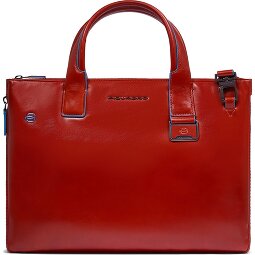 Piquadro Blue Square Sac de shopper Cuir 38 cm Compartiment pour ordinateur portable avec soufflet d'extension  Modéle 3